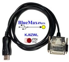BlueMax49ers USB Serial RS-232C Straight-through cable DB-25 Female STM-25F