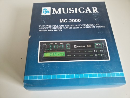 Autoradio Vintage MUSICAR MC 2000 MW/FM MPX Auto d'epoca GIACENZA NUOVA in BOX ! - 第 6/6 張圖片