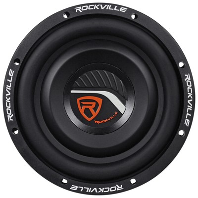 Rockville W8T4-S4 8'' Shallow Mount 1000w Car Subwoofer, CEA-2006 Compliant 4-Ohm