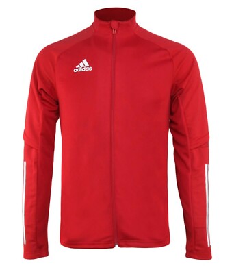 Adidas Men Condivo 20 Jacket Running Athletic Red Casual Top GYM