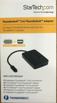 StarTech.com -TBT3TBTADAP - Converter Thunderbolt 3 To Thunderbolt 2 Adapter