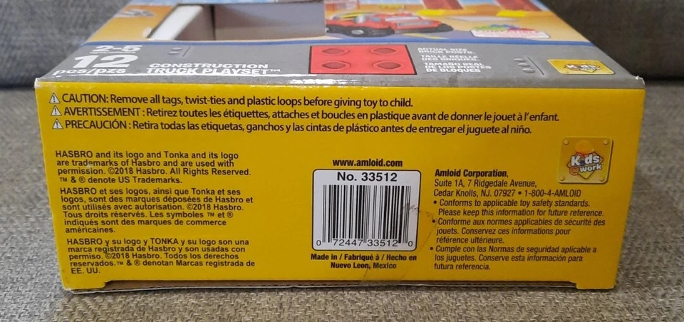 TONKA Mighty Builders Construction Truck Playset Take Apart Building Bricks New - Image 4 of 4