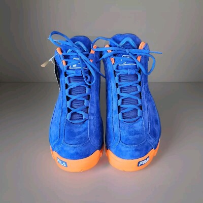 NWT FILA 96 GRANT HILL 2 NEW YORK KNICKS BASKETBALL SHOES BLUE