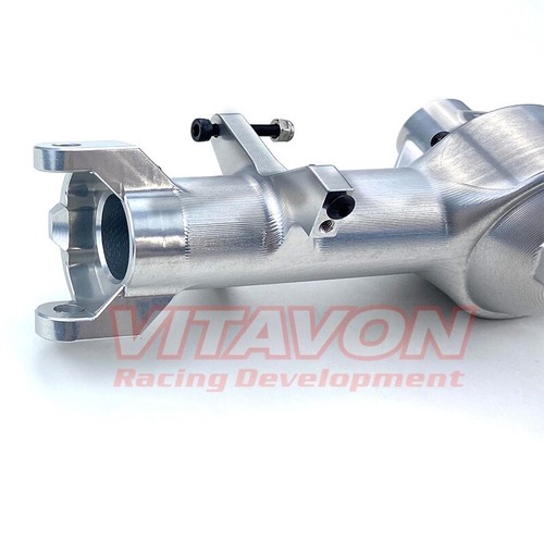 Vitavon Kyosho USA-1 rediseñado CNC aluminio 7075 carcasa de eje delantero y buje C - Imagen 3 de 4