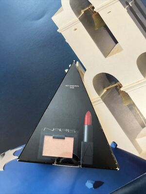 NARS MAN RAY LOVE TRIANGLE SET AUDACIOUS LIPSTICK RITA + HOT SAND BLUSH 0.08 oz