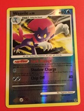 Weavile 40/132 Rare REVERSE Holo Secret Wonders Pokemon Card LP