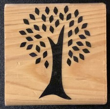 Recollections Leafy Tree Rubber Stamp