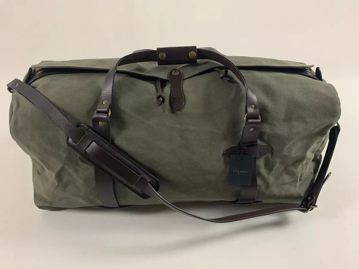 FILSON LARGE RUGGED TWILL DUFFLE BAG OTTER GREEN NWT SOLD OUT | eBay
