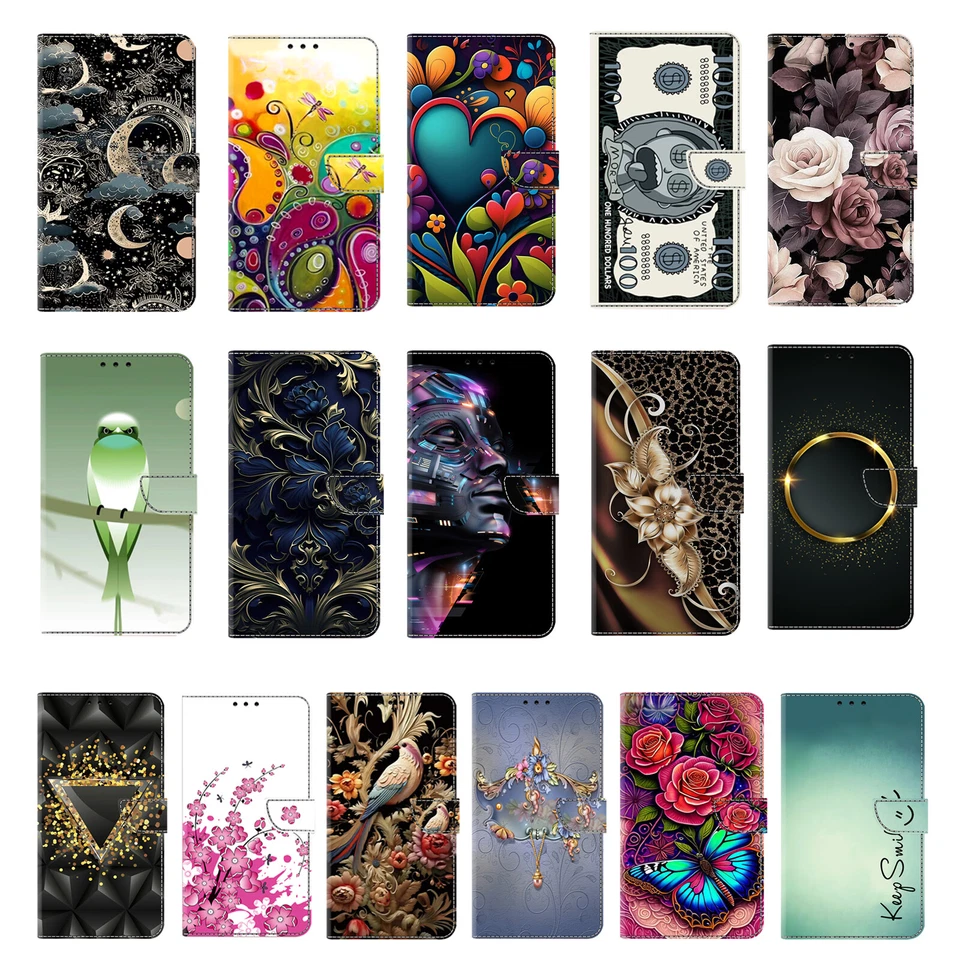 Flip Wallet Magnetic Case Stand Cover For Nokia G20 G10 G300 G21 G11 G60 G22 5.4 - Image 4 of 4