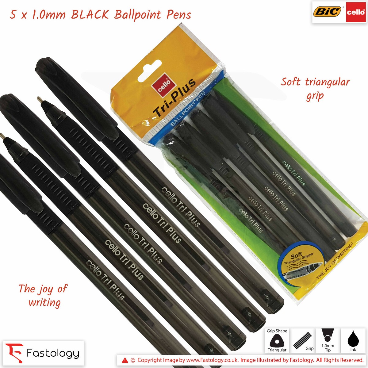 Tri Plus Cello Trimate Tip Ball Pen Cello Tri Mate Bargain Buy - Main Image