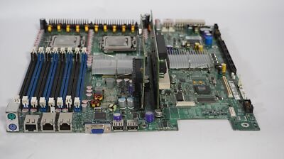 INTEL SERVER BOARD T5000PAL MOTHERBOARD+RISER+2x XEON E5440  D78511-300-WARRANTY-