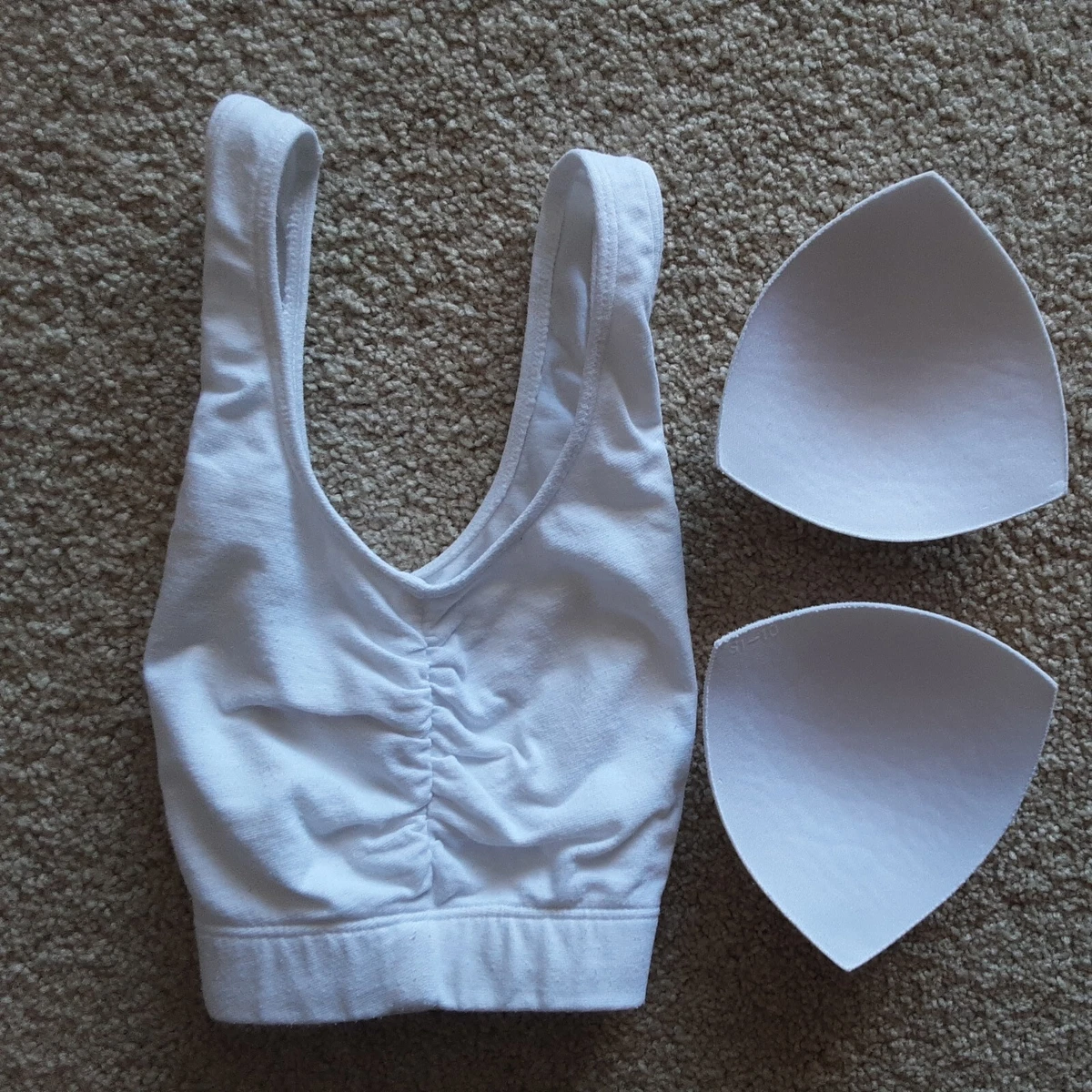 Fruit of the loom sports best sale bra with removable pads