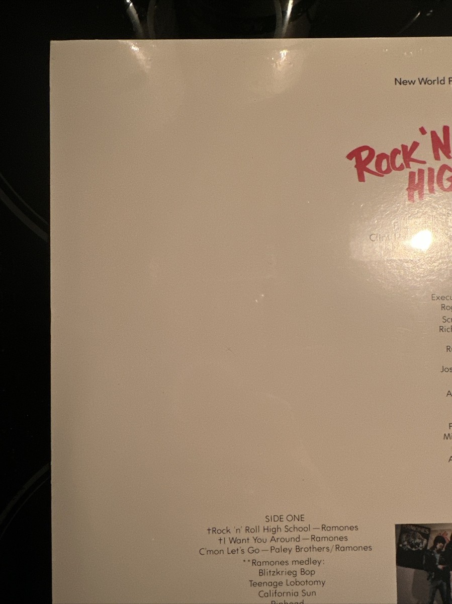 ROCK 'N' ROLL HIGH SCHOOL~Ramones *SEALED* Original Soundtrack