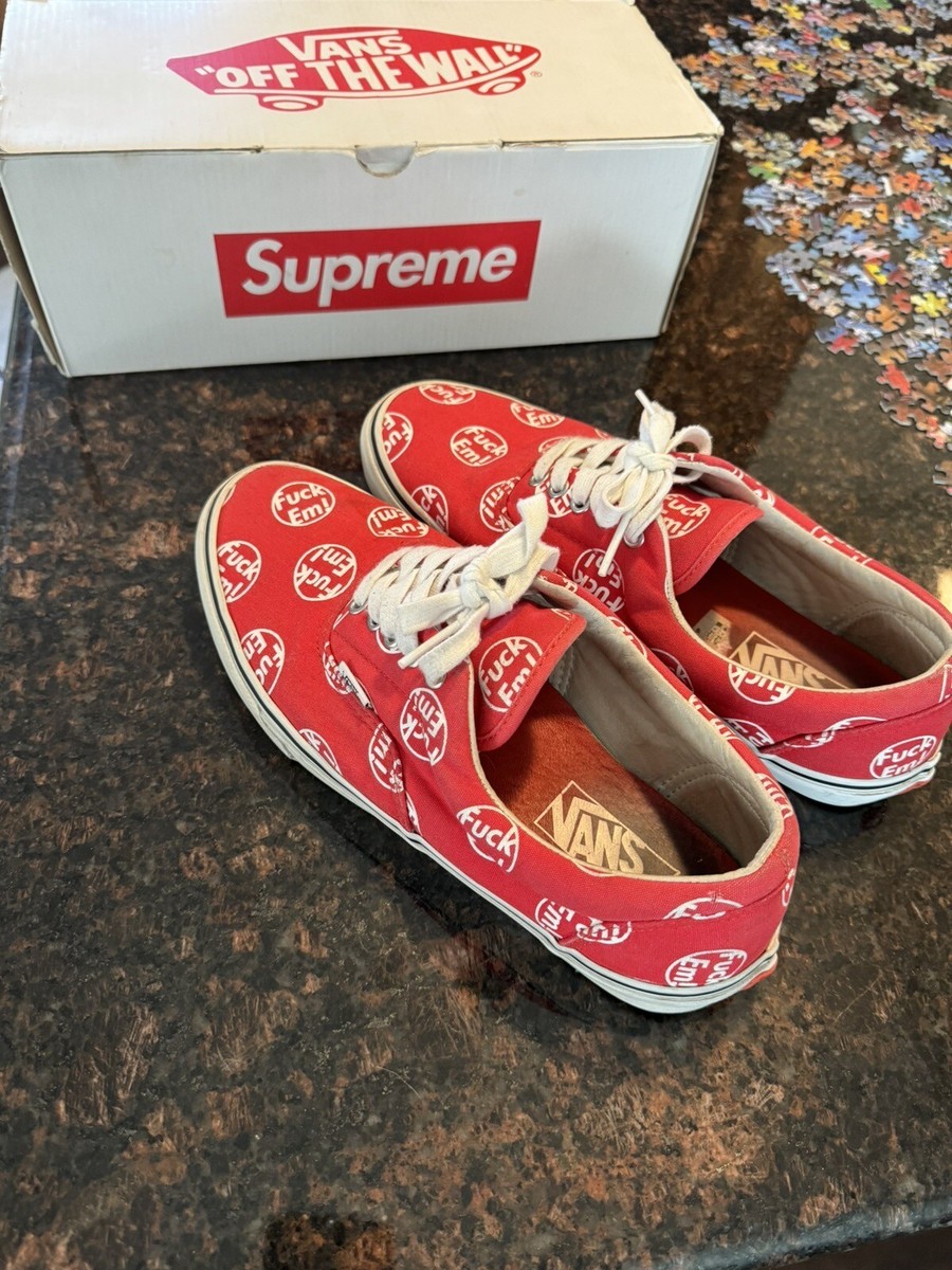 Supreme Fuck-Em Vans Collaborate RARE | eBay