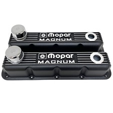 NOS Mopar MAGNUM Black Finned Valve Cover Set,  5.2L / 5.9L V8