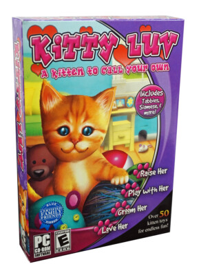 KITTY LUV (Kitty Cat Love) Virtual Petz Family Pets PC  - A Kitten to Call Yours