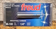 Freud 66-100 Industrial Carbide 1/4" Bevel Trim Router Bit (7°) NEW. FREE SHIP!
