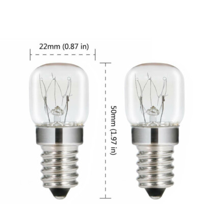E14 Backofenlampe Glühbirne Lampe Herd  hitzebeständig Öfen Warmweiß 15W