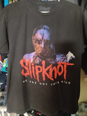 Slipknot We are not your kind double sided nu metal concert tour shirt official