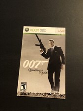 007 quantum of solace xbox 360 Manual Only