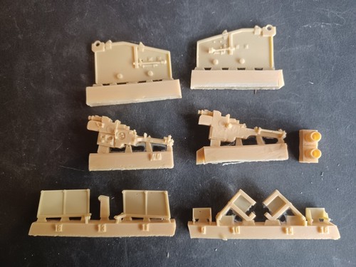   ATTACK 72327 - 12,8 cm Flakzwilling 40 - resin kit 1/72 - Foto 2 di 6