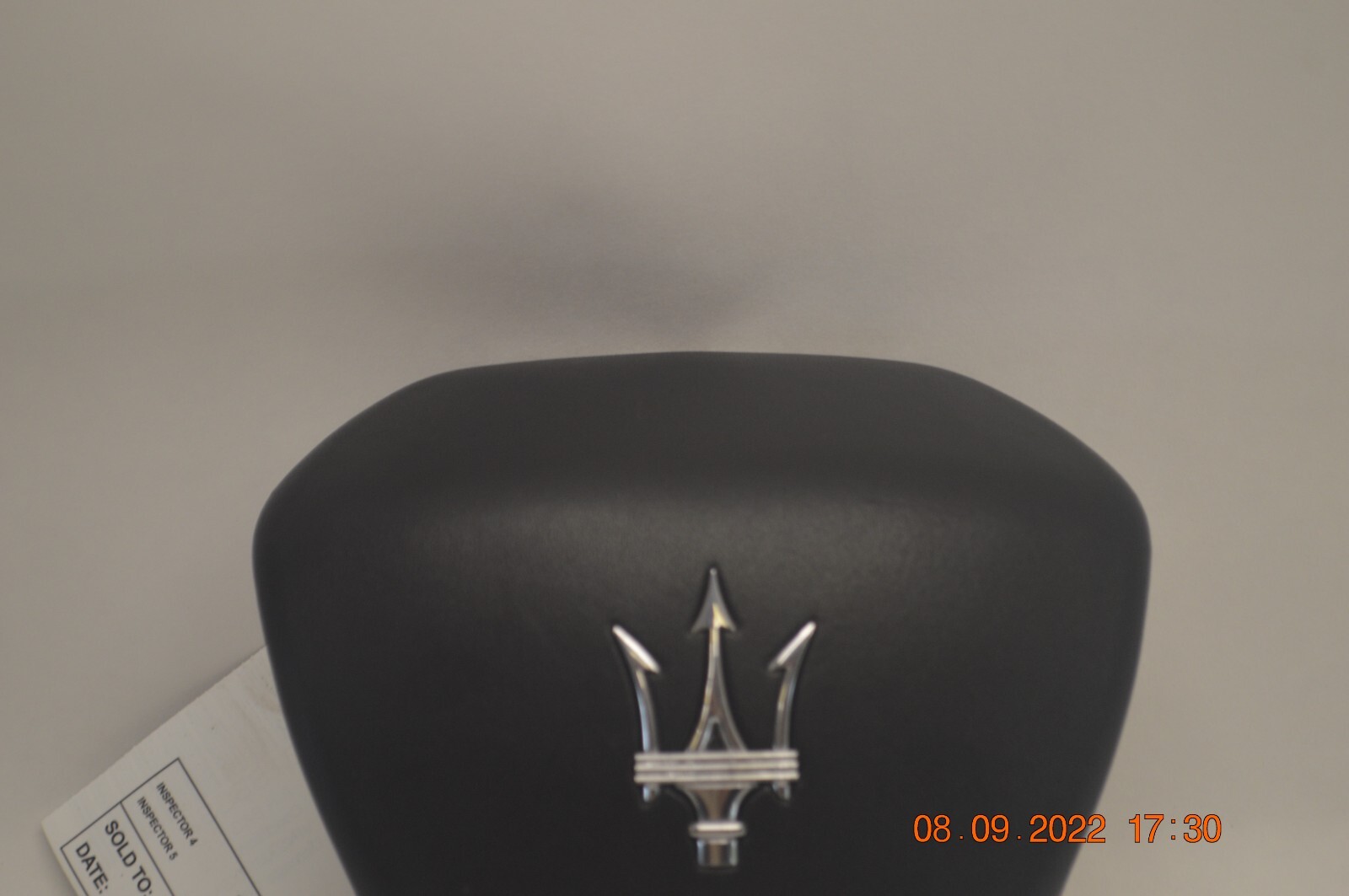 2014-2017 MASERATI GHIBLI DRIVER SIDE STEERING WHEEL AIR BAG SRS SAFETY OEM