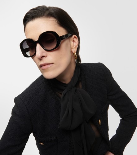 Occhiali da sole CELINE rotondi in acetato nero CL40242I - Foto 3 di 3