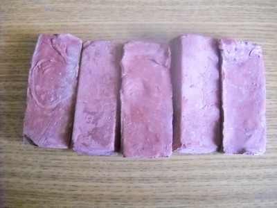 5 Red buffing polishing compound jewelers rouge 1/4 pound bar