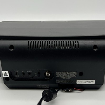 Vintage Cambridge SoundWorks Radio CD 740 Tabletop Stereo Black