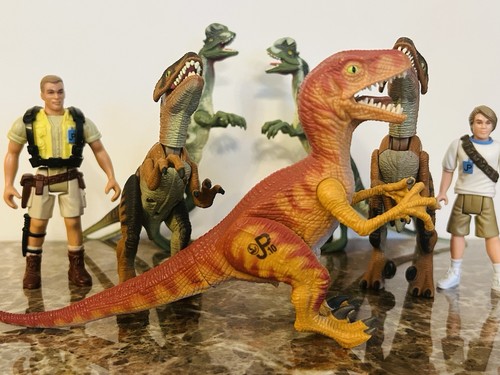 Jurassic Park 1993 Kenner Toy Lot Raptors(JP03) Muldoon Murphy Grant JP10 JP02 - Picture 6 of 8