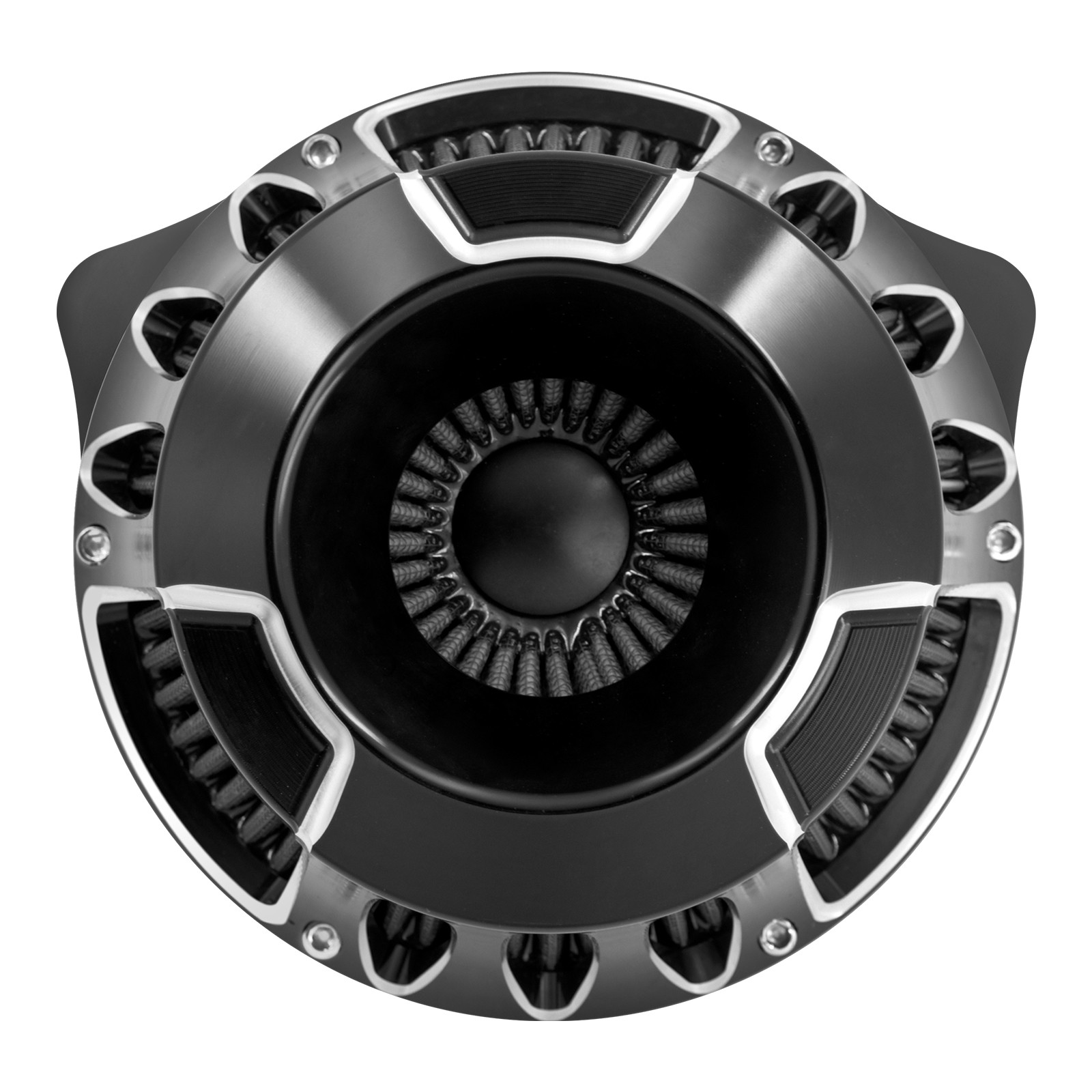 CNC Air Cleaner Filter Grey Element For Harley 17-2025 Touring Street Road Glide