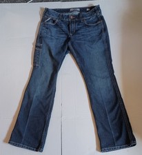 Ariat Rebar Nightride Riveter Mid-Rise Boot Cut Duraster Womens Blue Jeans 30S