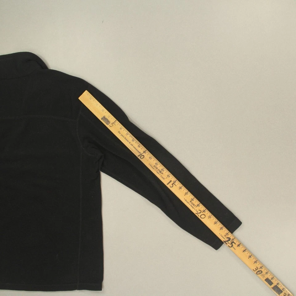 Pullover negro Patagonia para mujer 1/4 cremallera polar talla mediana MARCADO Foto 4 de 4