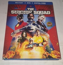 The Suicide Squad Blu-ray DVD Digital Code 2 Disc Set DC Movie R Warner Bros