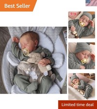 Cute 20-Inch Noah Reborn Baby Doll with Accessories - Perfect for Imaginary Play