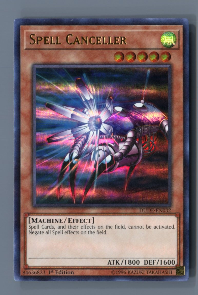 Spell Canceller DUDE-EN032 Ultra Rare Duel Devastator Yu-Gi-Oh Lightly Played