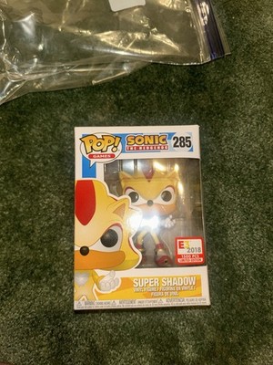 Super Shadow 2018 E3 Funko Pop Figure #285 Sonic The Hedgehog