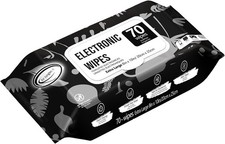 Electronic Wipes Screen Cleaner 70 Count, XL 8x10 Inch No Cloth Needed, Cleaning