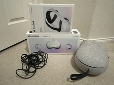 Oculus Meta Quest 2 256GB Advanced All-in-one VR Headset – White + Accessories