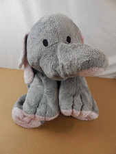 Ty Pluffies Winks Elephant 15" Large Tylux Plush 2004 Gray Stuffed Animal Pink
