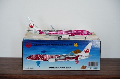 JFox 1/200 Boeing 737-8Q3 Japan Transocean Air - Sakura Jinbei JA06RK JF7378041