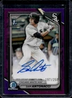 2024 Bowman Draft Sam Antonacci Chrome Auto Purple Refractor 1st #197/250