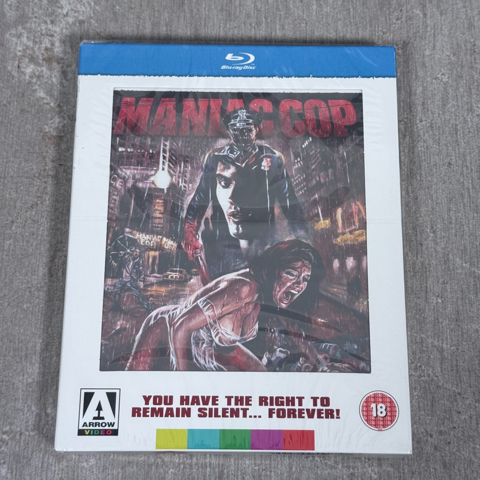 Maniac Cop Blu-ray - NEW Sealed 1988 Horror Slasher Arrow Window Box Rare