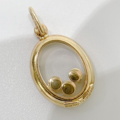 Vintage Chopard Happy Diamant Rubin Saphir Smaragd 18k Gold Anhänger Charm