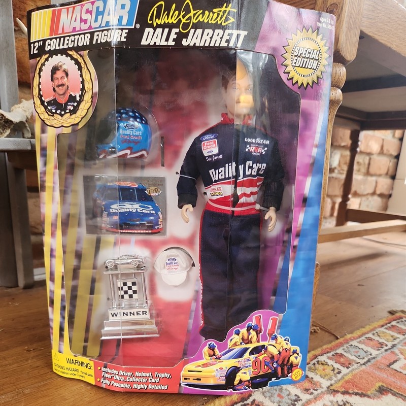NASCAR 12" Collector Figure, Dale Jarrett #55042, 1997 NIB