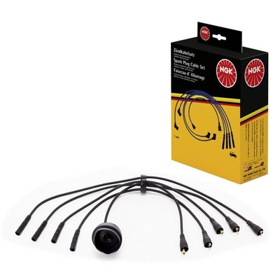 Zündleitungssatz 5 Kabel schwarz NGK für u.a. ALFA ROMEO ALFETTA