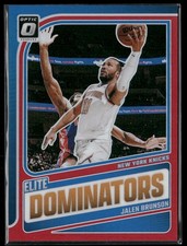 2024-25 Donruss Optic #20 Jalen Brunson Elite Dominators Red #/99