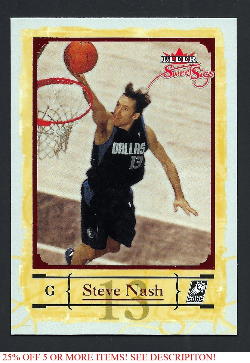 2004-05 Fleer Sweet Sigs #45 Steve Nash Phoenix Suns HOF