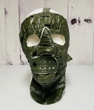 Vintage USGI Military Extreme Cold Weather Insulated Face Mask OD Green