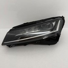SKODA SUPERB PASSENGER SIDE LEFT LED HEADLIGHT 3V2941015D GENUINE 2017 2019